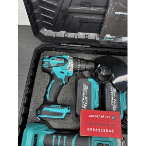 Набір акумуляторних інструментів Grand № 3 PROF (МШУ-20BL/PRO + ДА-20/13UBL+Grand АГ-800 UBL). Photo 3